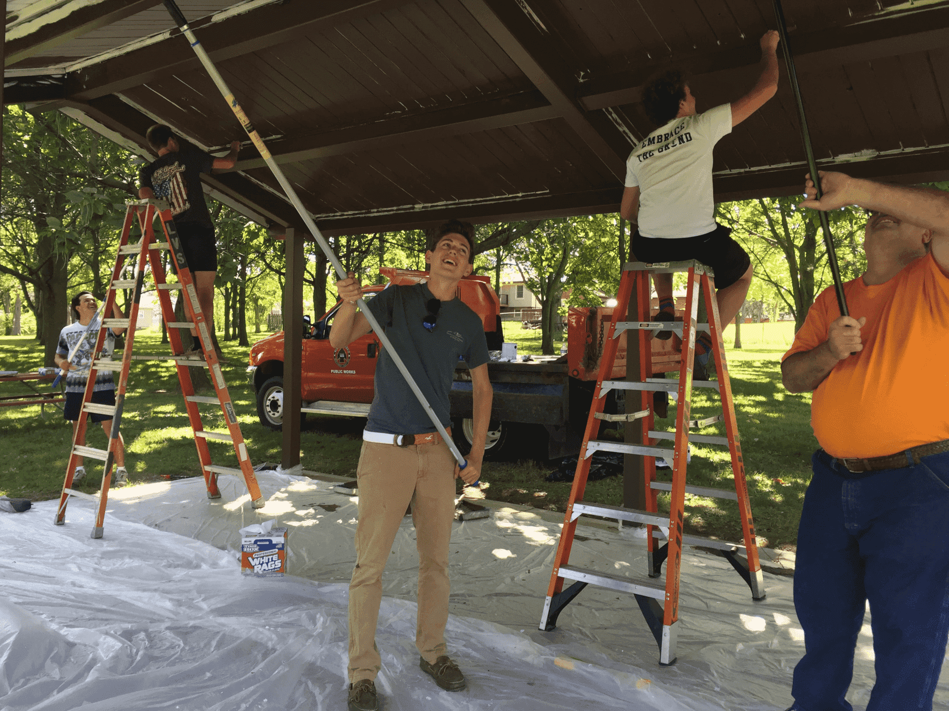 Eagle Project at the Omietanski Park shelter eagle project