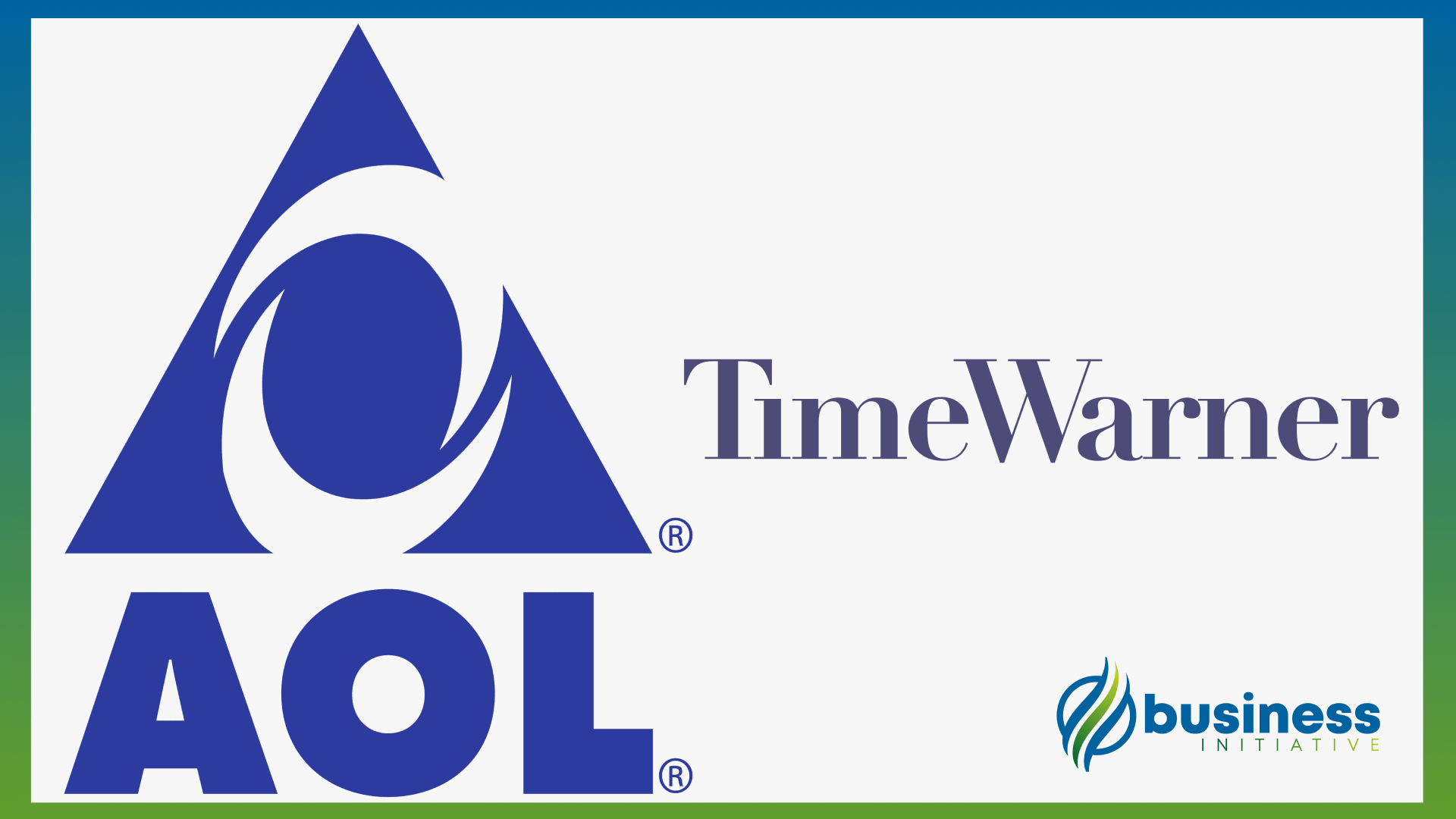 WHat happened when AOL bought Time Warner? aol and time warner
