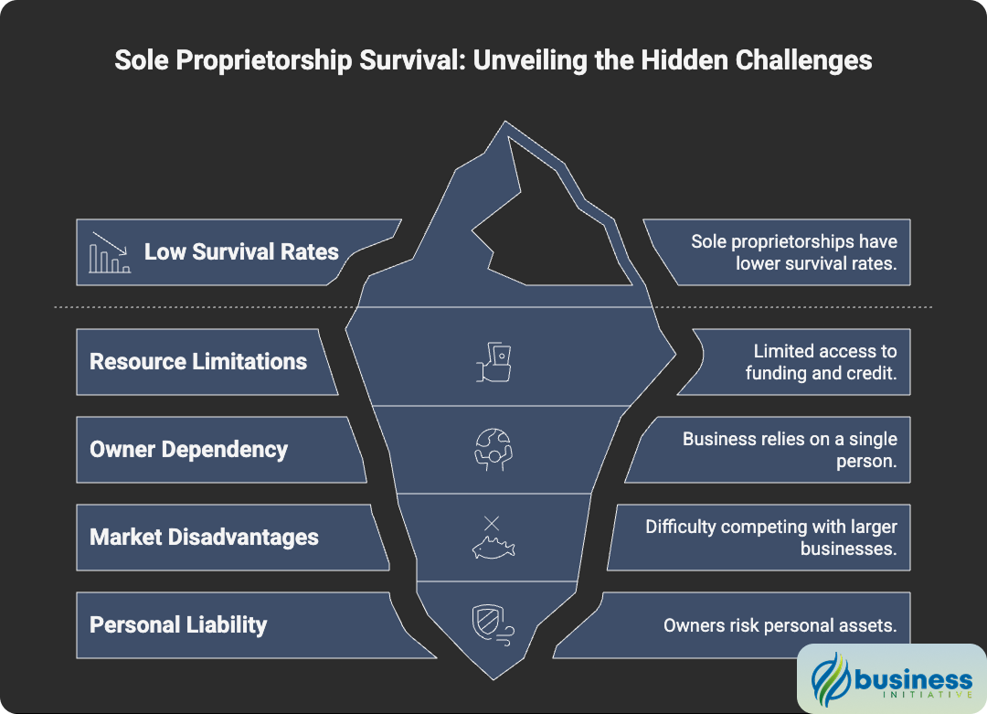 sole proprietorship lifespan and small business success rates analysis lifespan of a sole proprietorship and business survival rate patterns