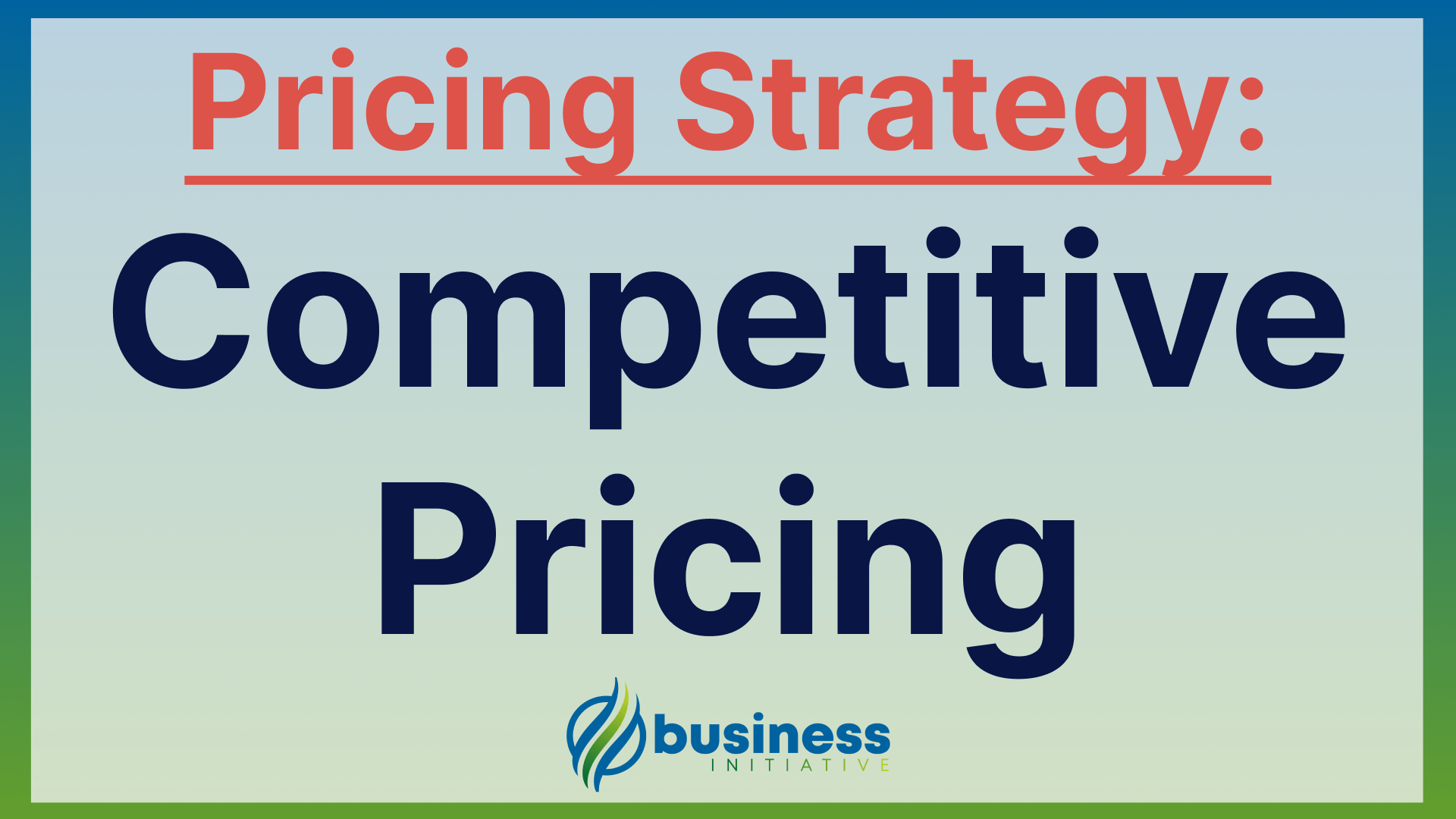 competitive pricing