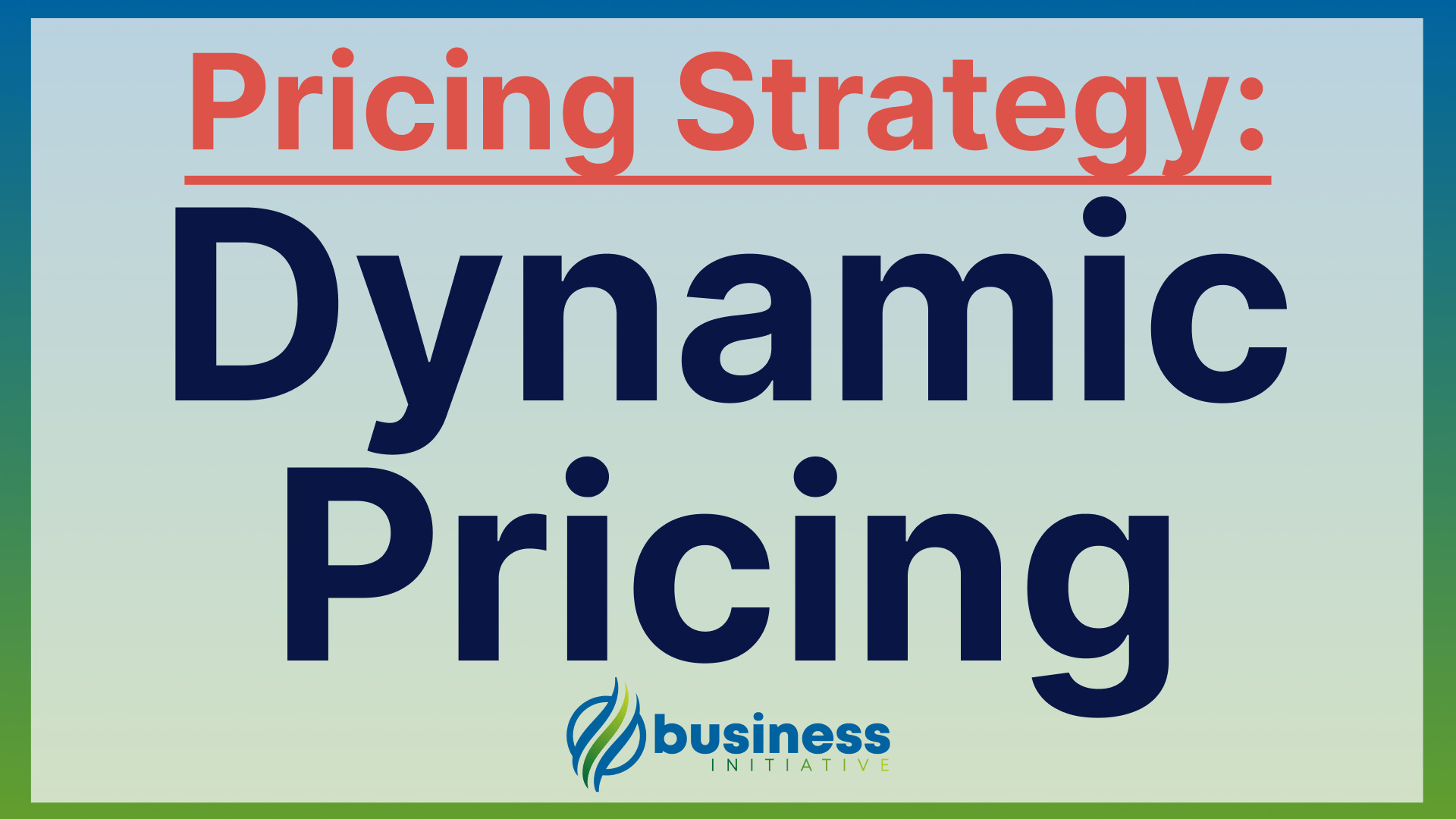 dynamic pricing