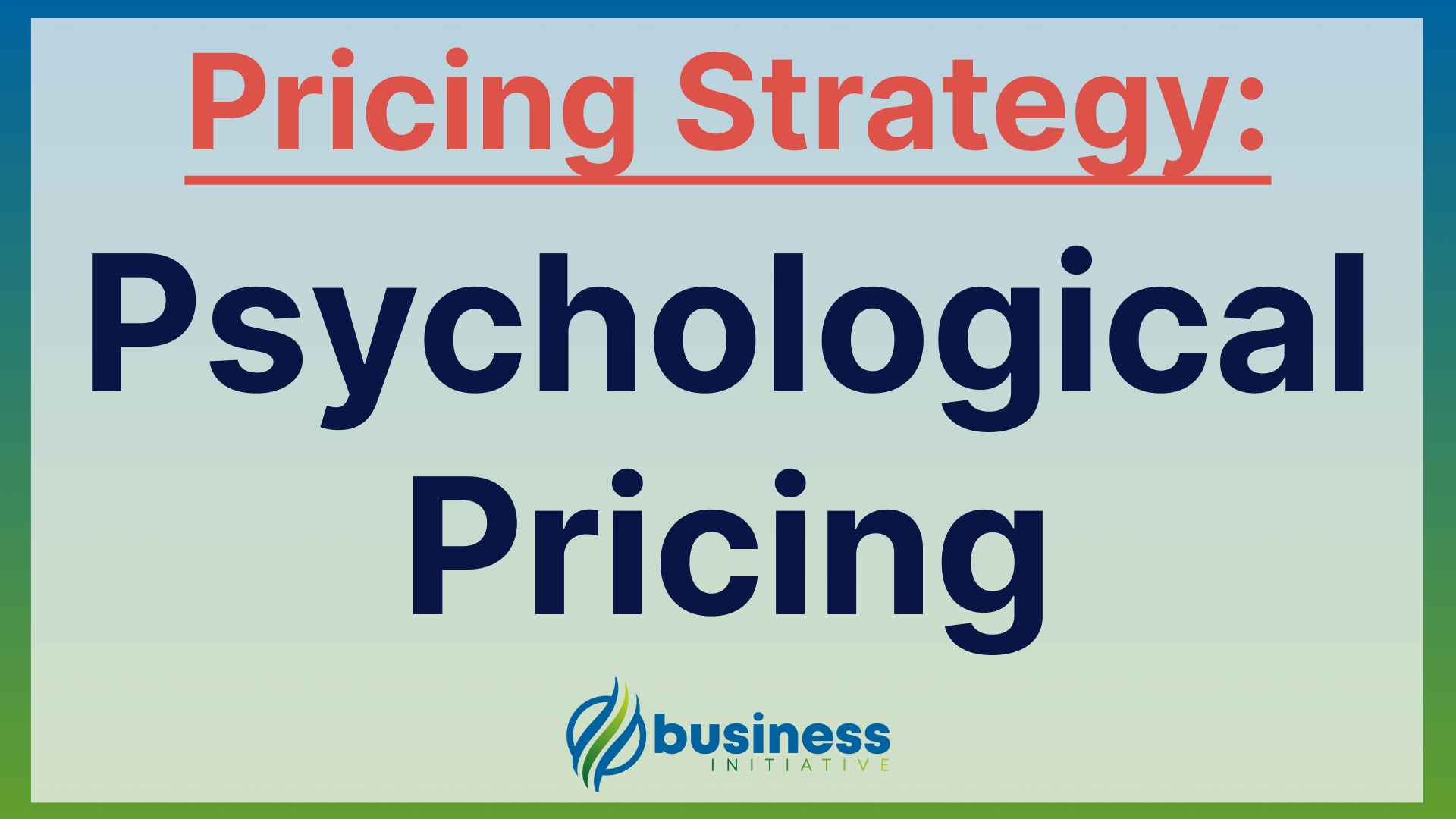 psychological pricing