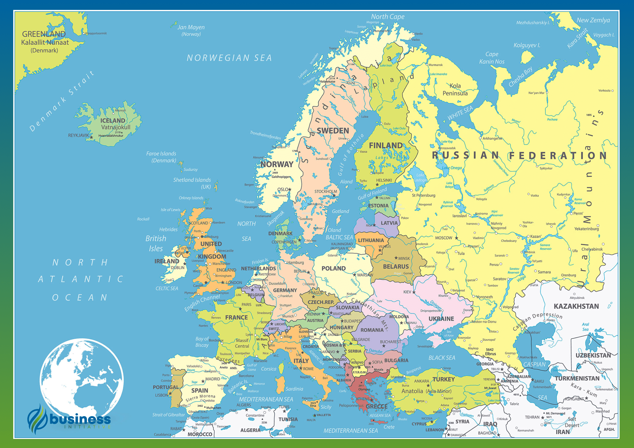 europe map