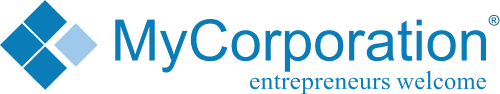 MyCorporation logo - business formation and registered agent services
