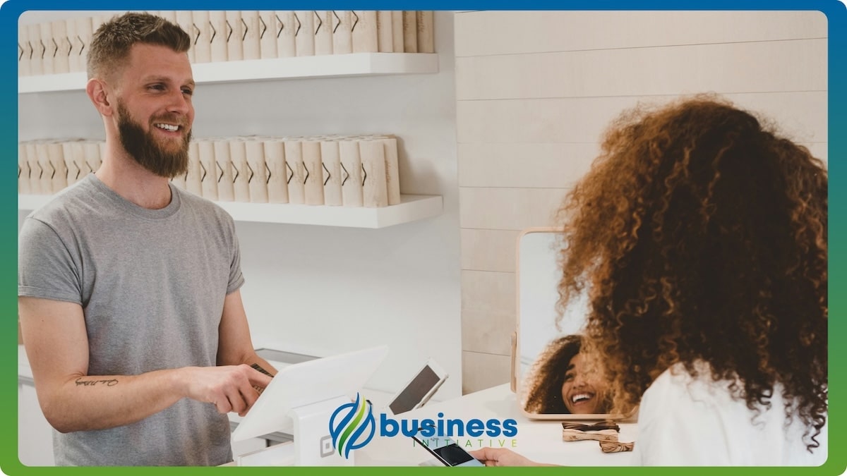 Business owner with documents