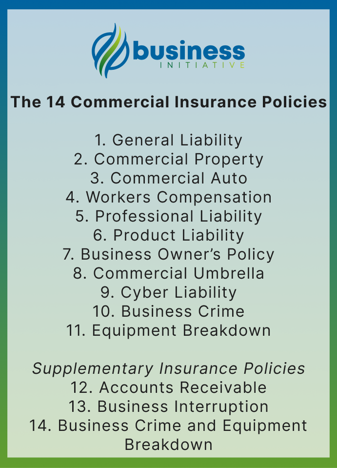 types of business insurance